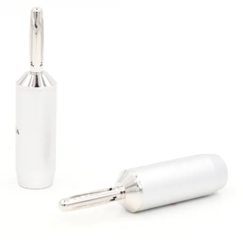 Rhodium plated Speaker cable banana terminal connector