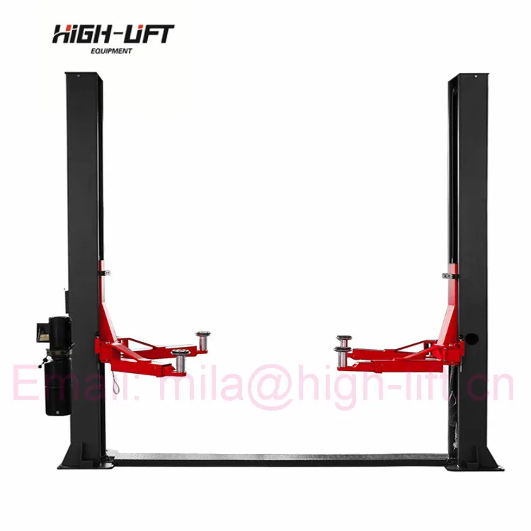 two post floor plate car lifts price ce
