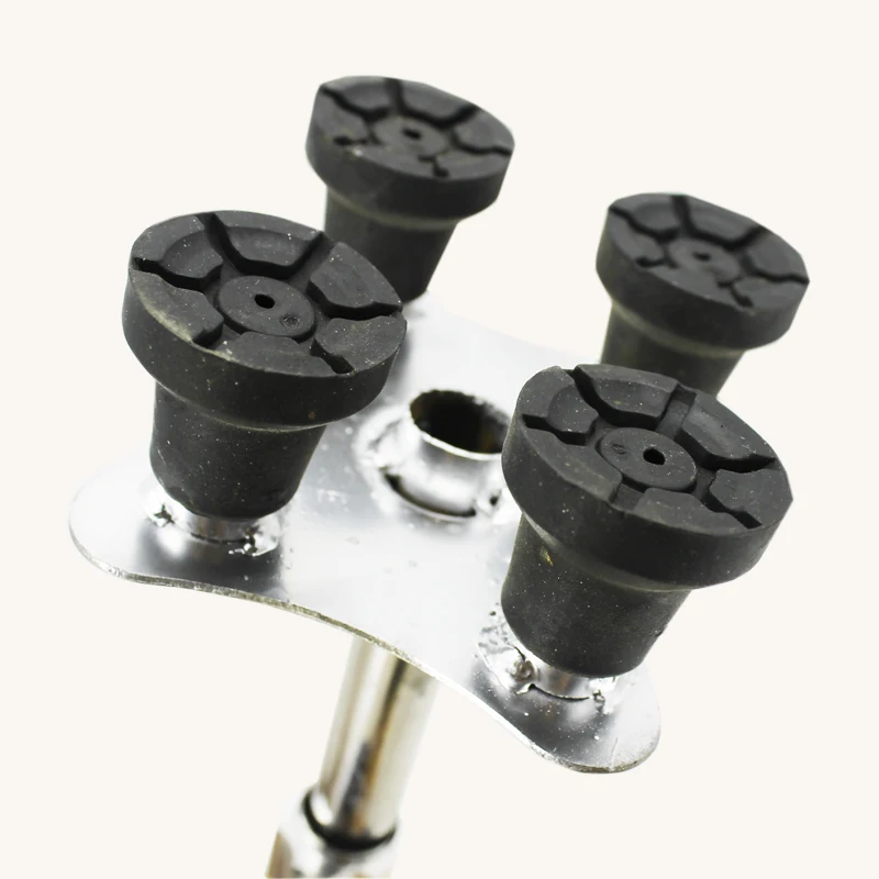 Больничный медицинский трость из нержавеющей стали с 4 регулируемыми