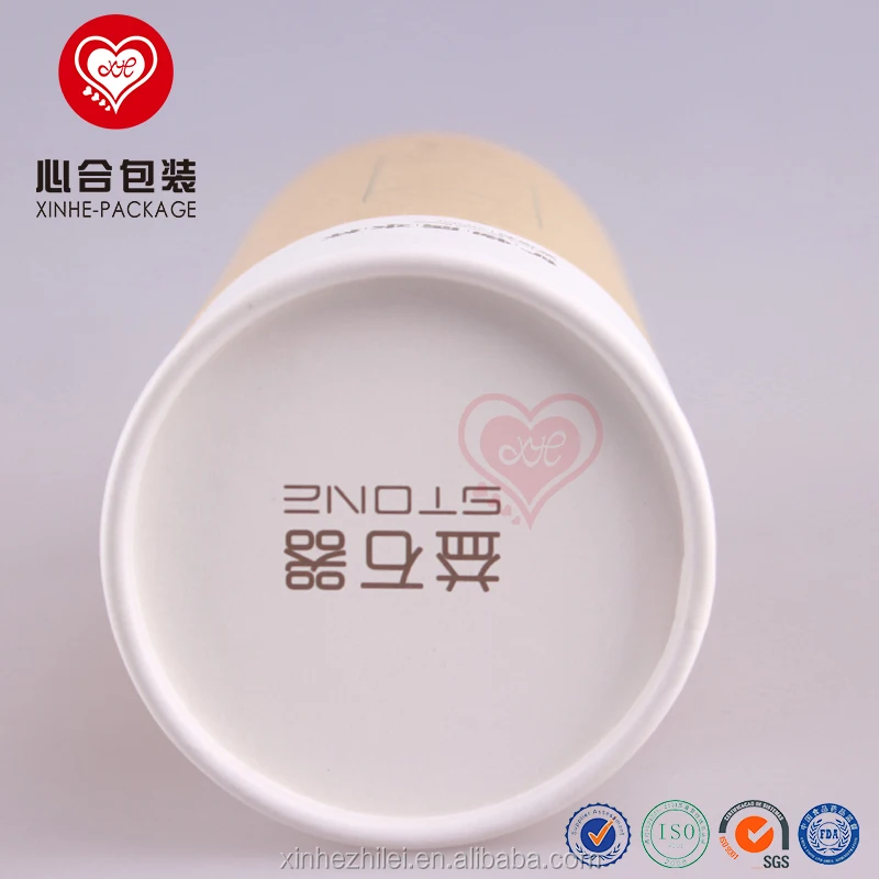 
8.5cm Diameter X 20cm Height round Kraft paper tube packing/Cylindrical paper single wine glass gift packaging box 