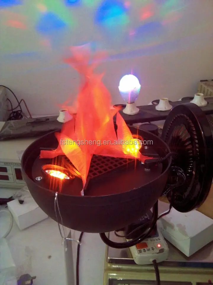 2020 New Product Fire Works Machine Halloween Holiday Lightings Led Lamp Silk Flame Light