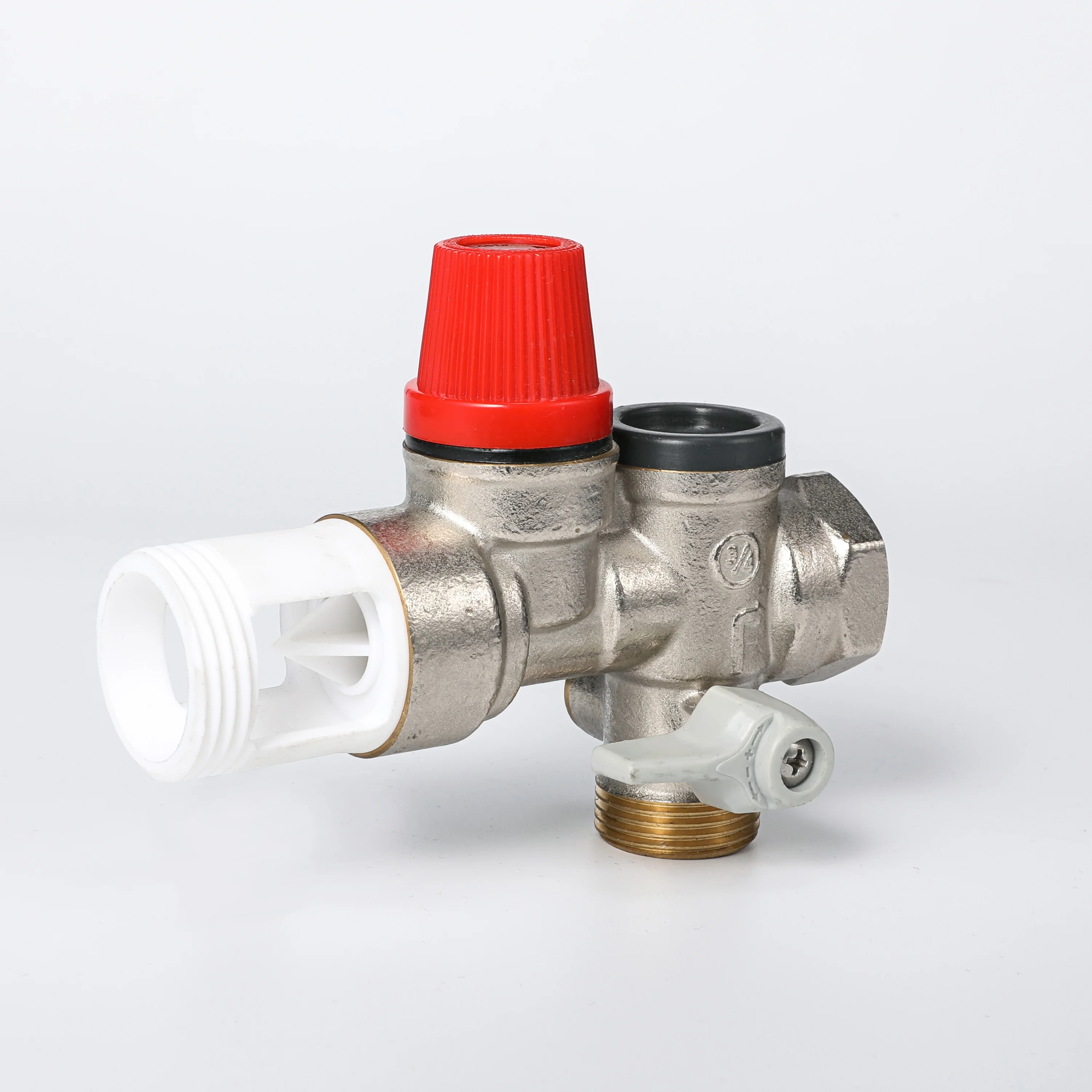 1/2  3/4 inch Multifunction Hydraulic Brass Safety Relief Groups for Hot Water Storage Heaters