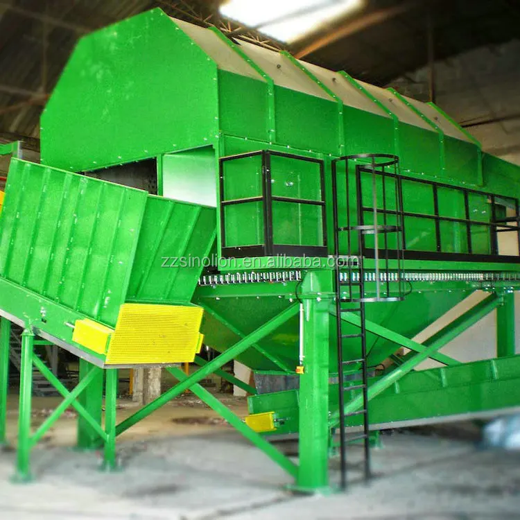 Automatic urban garbage sorting plant municipal solid waste sorting lines