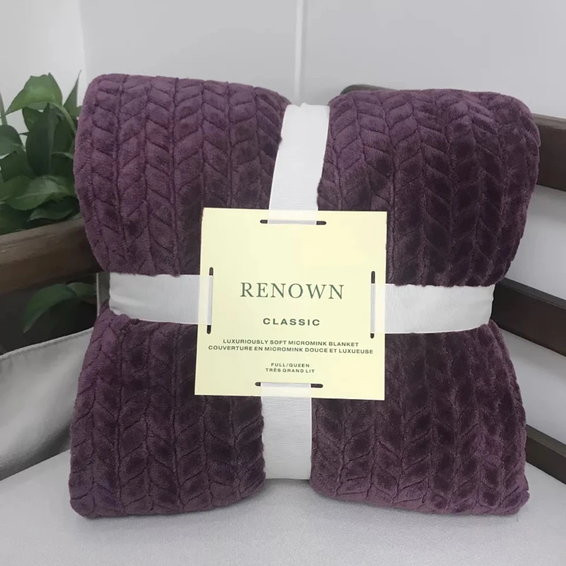 Новое поступление, индивидуальное фланелевое одеяло, зимнее теплое утолщенное удобное шерстяное одеяло