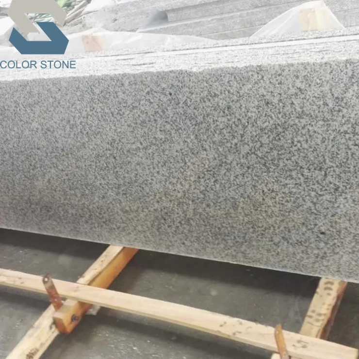 Polished cheap granito light grey granite small slab grey china granit