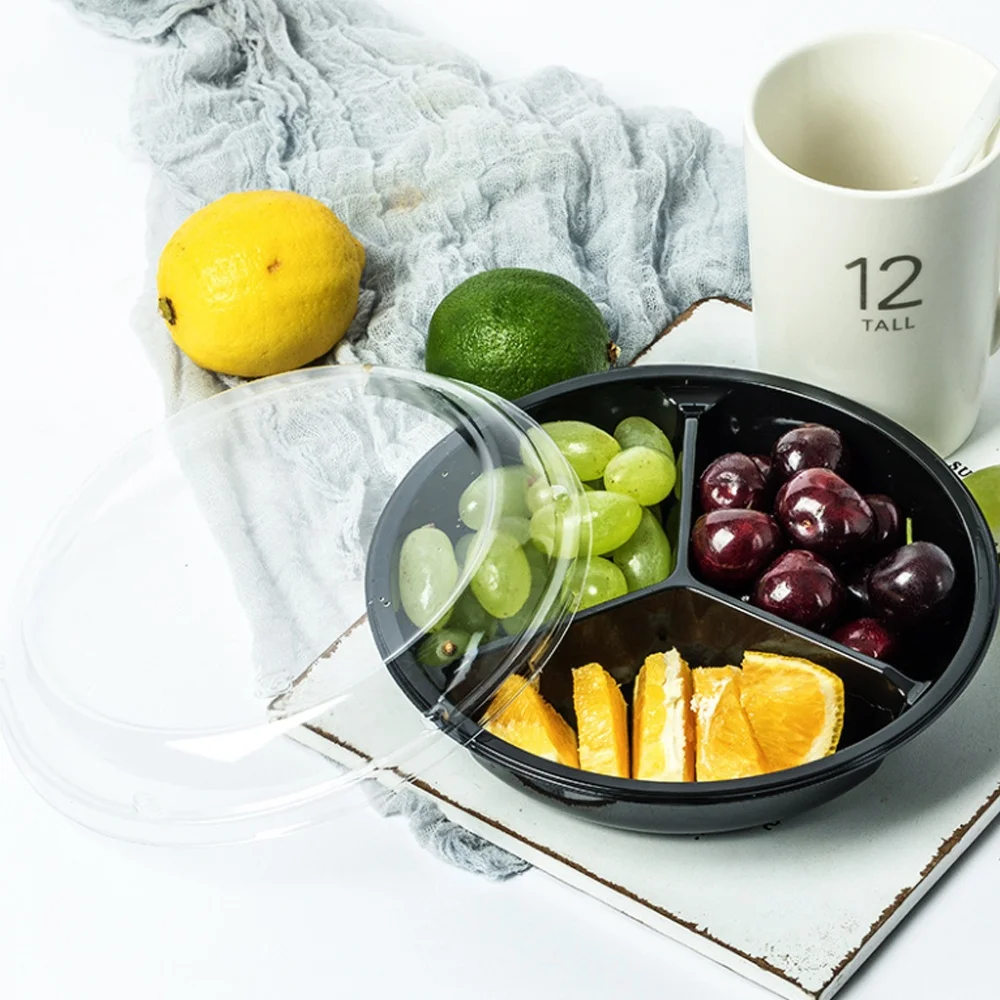 Disposable food grade fresh fruit plastic packaging box food packaging container for supermarket