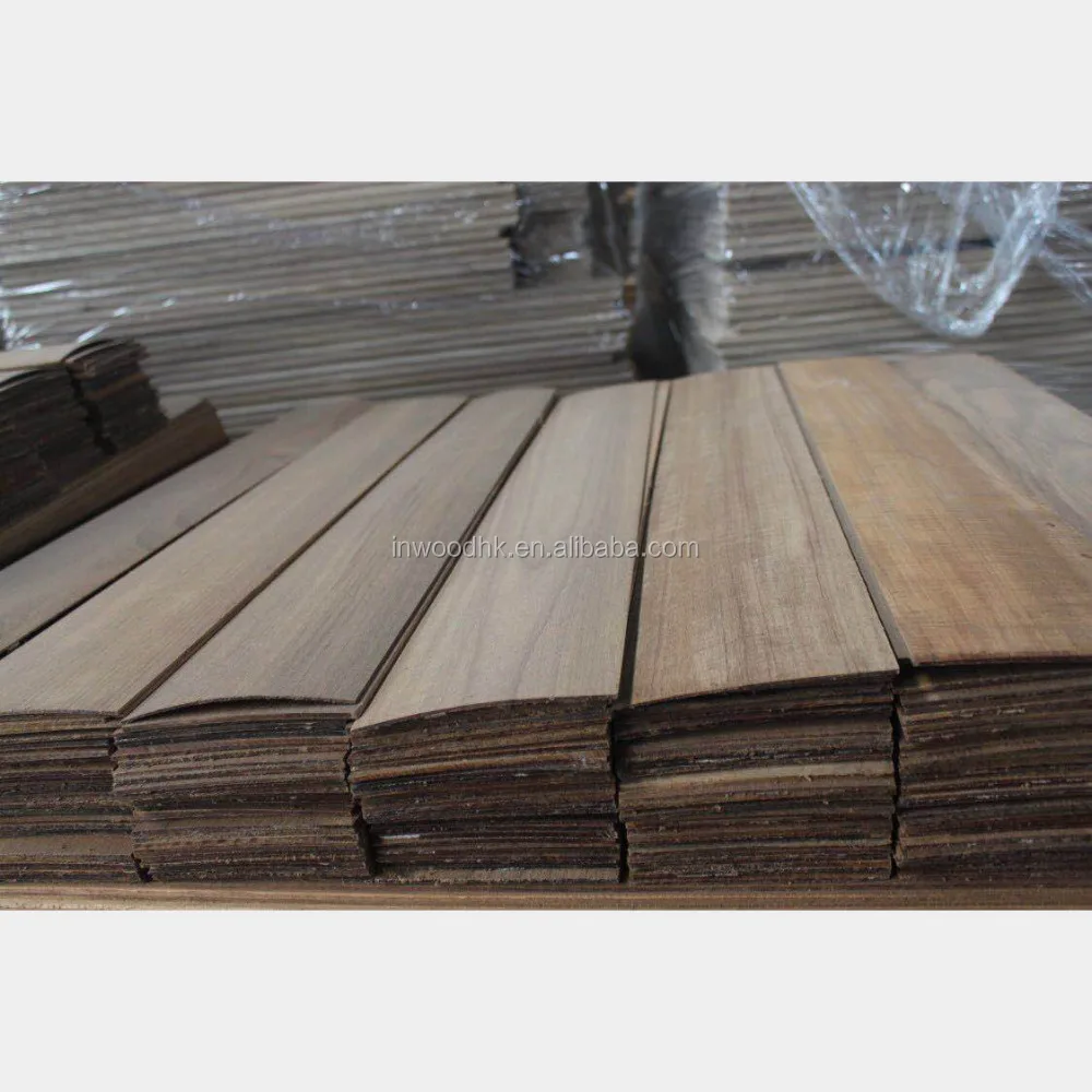 Natural Burma Teak Veneer Flooring Premium Size Teak Wood Veneer
