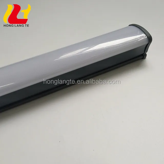 Led tri-proof Light Housing Customized Size 1200mm Linear Light  Waterproof Shell IP65 PC Cover
