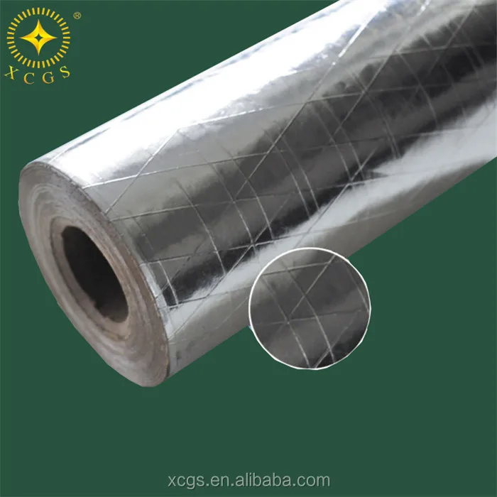 Vapore Barrier Aluminum Foil Scrim Kraft Paper with Single Sided Aluminum