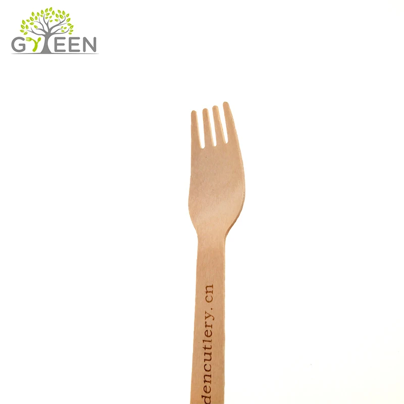 160mm Wholesale Eco-frinedly Compostable Biodegradable Disposable Wooden Fork