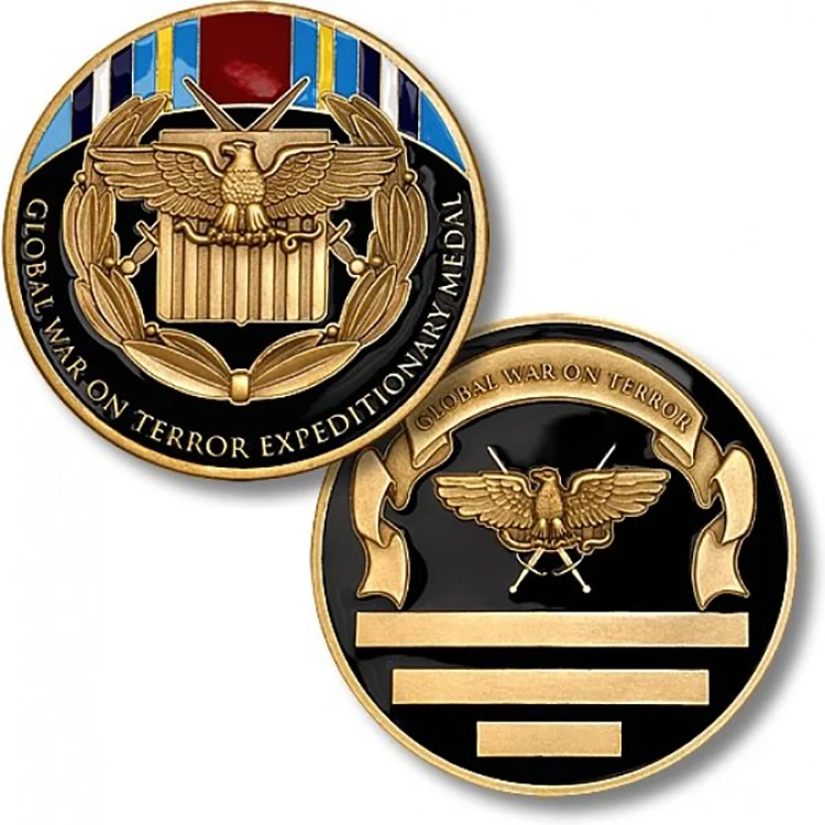 Custom metal Irish challenge coin