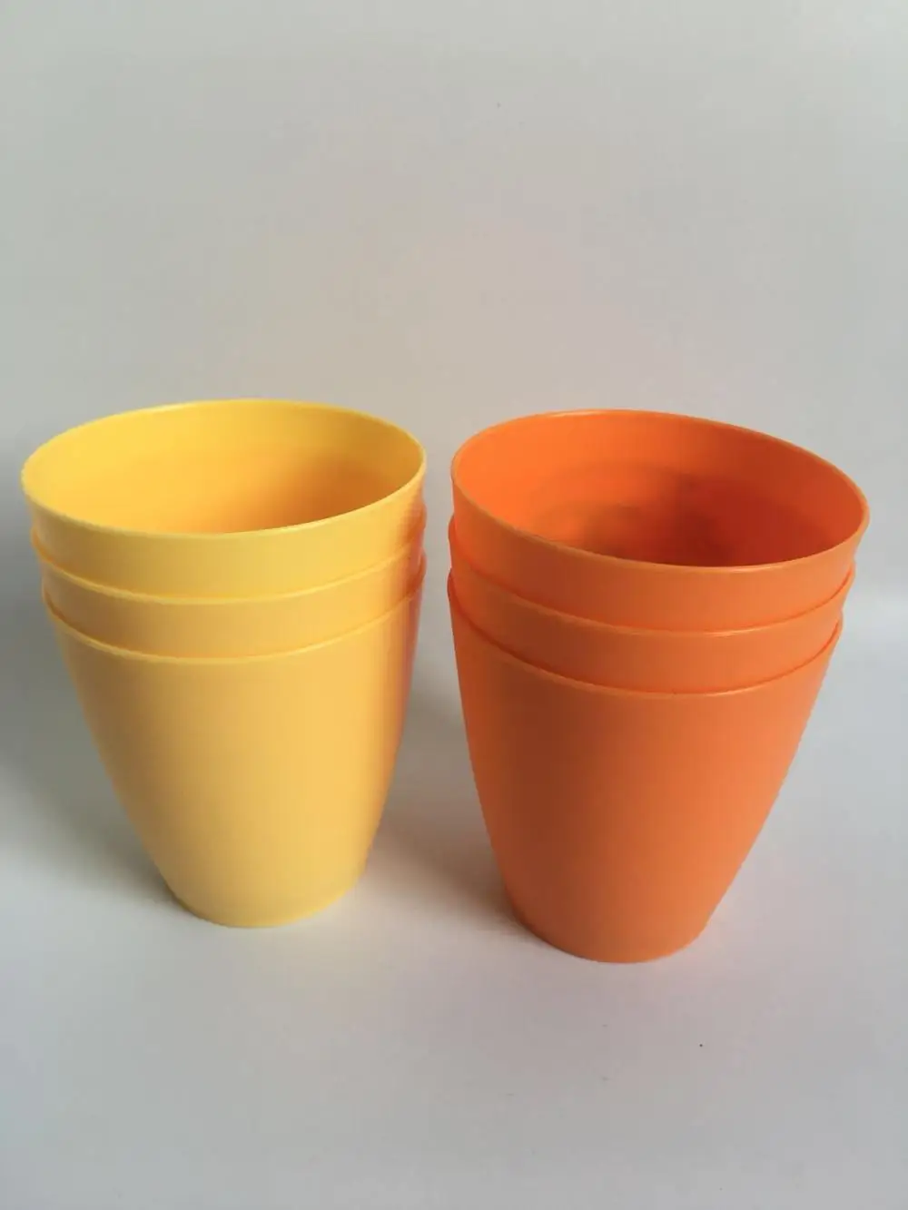 Colorful 12OZ Set Of 6 Plastic Drinking cup