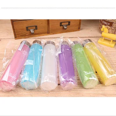 280ml Portable Bike Sports BPA free Water Bottle eco friendly nontoxic Plastic Water Bottle frosted candy color on sale