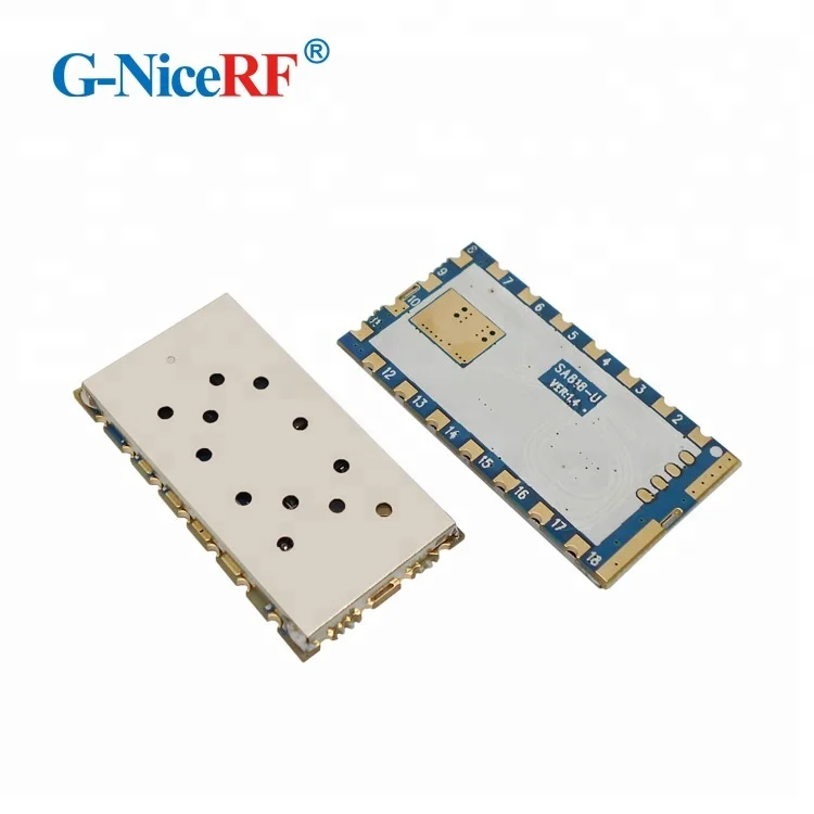 G-NiceRF SA818 1W 3.5Km ~ 5Km Long Range UHF Walkie Talkie RF Module For Intercom and Walky-Talky RDA1846S Chip All-in-one