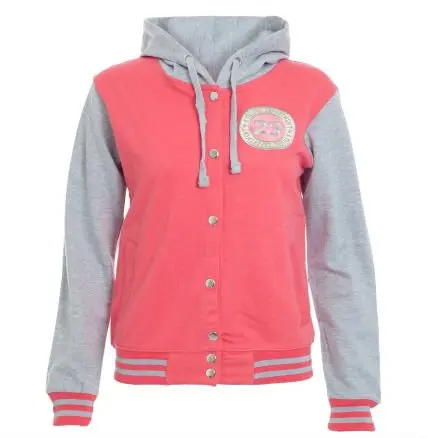 Women Baseball style hooded jacket American Baseball Jackets