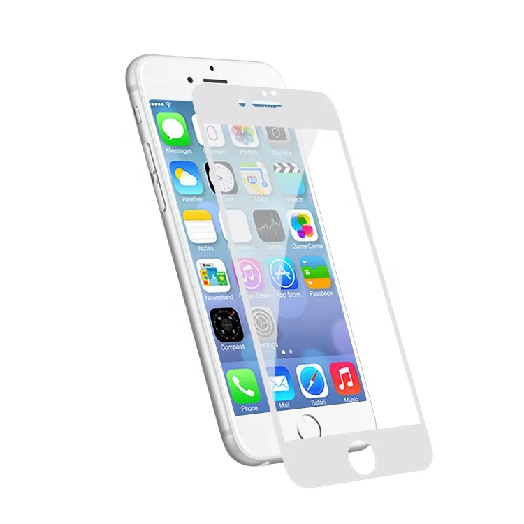 
Silk Print Smart Phone Tempered Glass Protection For iPhone 7/8 