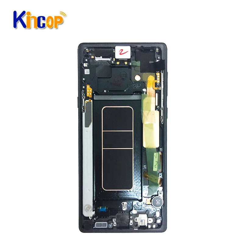 Super AMOLED Original For Samsung mobile LCD, for Samsung Galaxy Note 9 N960 N960F Display ,for Samsung Note 9 LCD with frame