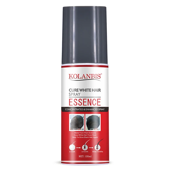 Black Hair Treatment Wholesale Cure White Hair Serum Repair Follicle Increase Melanin Change Grey Hair From Root