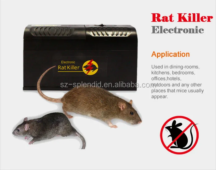 
Greathouse Electronic Trap Zapper Pest Control Humane Rat & Rodent Trap Powerful Electronic Mouse And Rodent Trap GH-190 