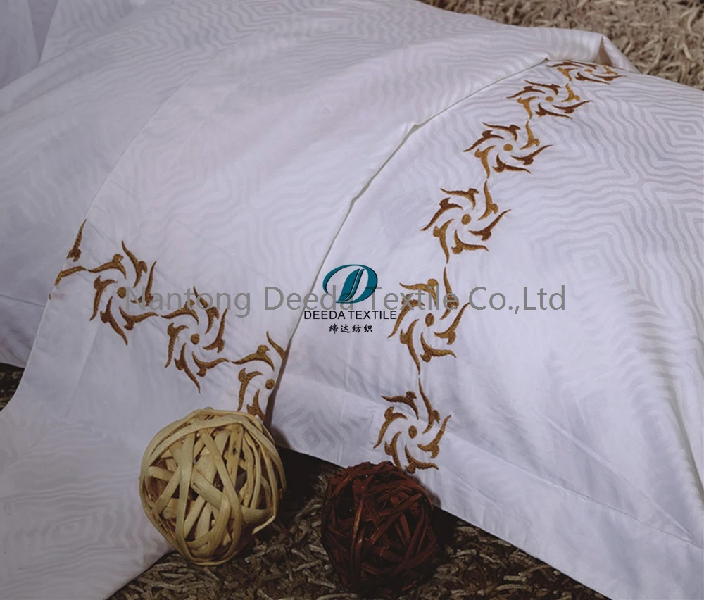 Deeda Фабрика 100% хлопок 60x60 173x120 330T Отель пододеяльник/отель простыня/отель наволочка