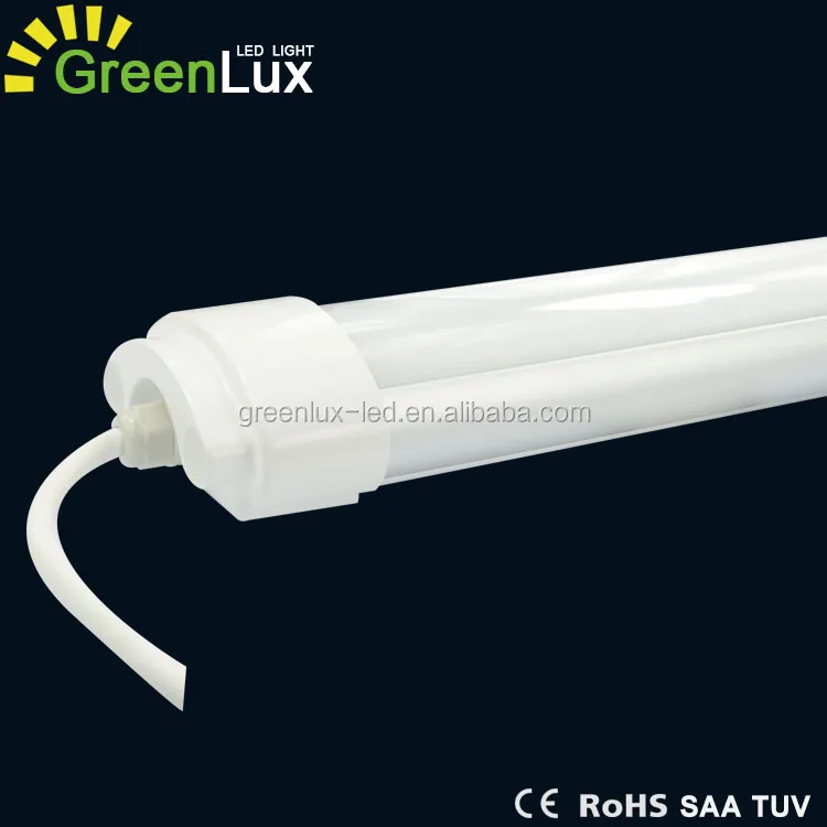ip65 waterproof fluorescent fitting /tri-proof led light fittings for car parking, airport, metro, train