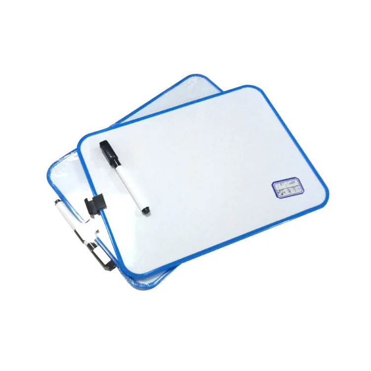 Melamine Surface Marker Board Dry Erase Lapboard White Board With Strong Frame Edge