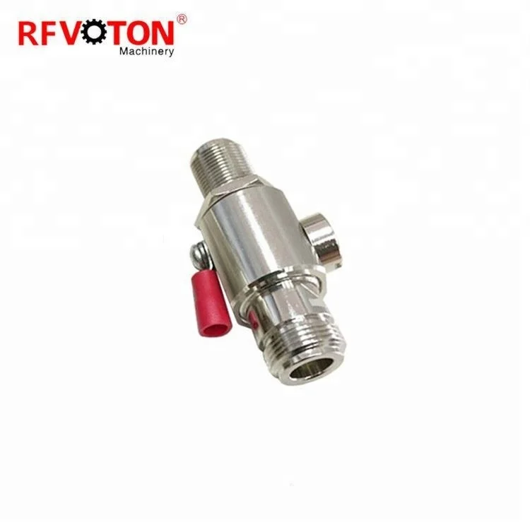 РЧ разъем lightning arrester N Женский на женский переборка