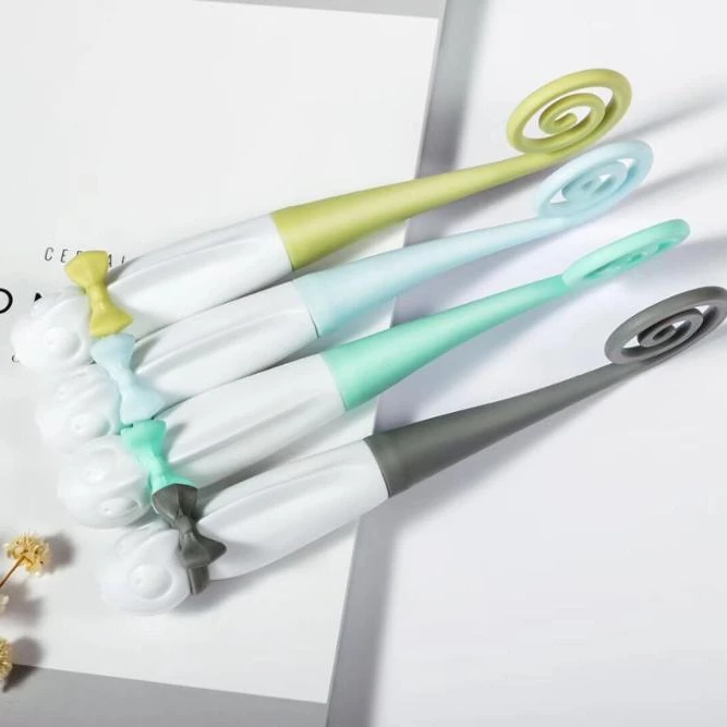 Pretty flower silicon rubber pens school supplies lapiceras kawaii korean cute pen