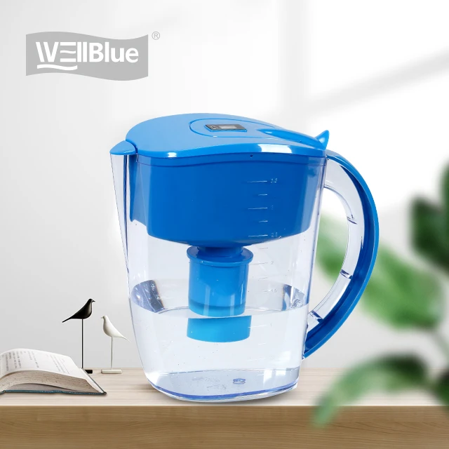 Wellblue л кувшин для щелочной воды с высоким pH и низким