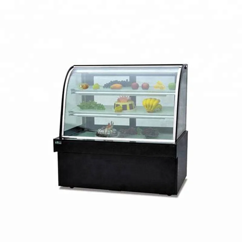 Bakery Candy Showcase Bread Freezer Cake Display Fridge With Trays