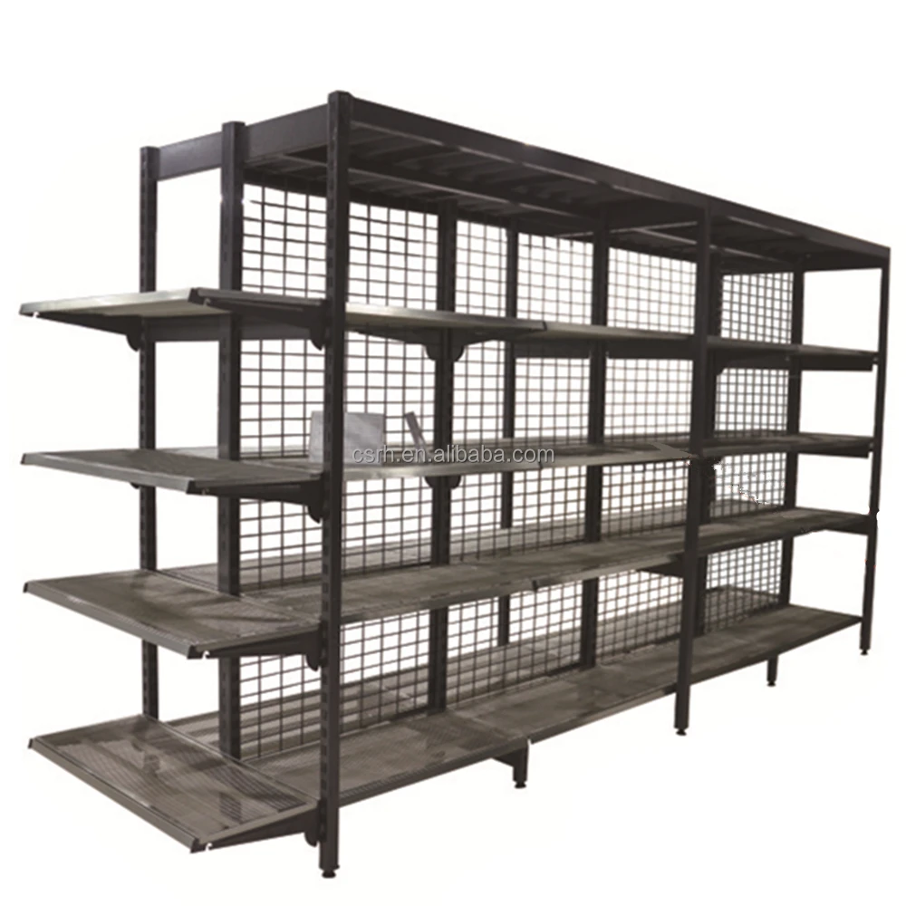 Double Sides Wire Mesh Back Panel australia supermarket shelf