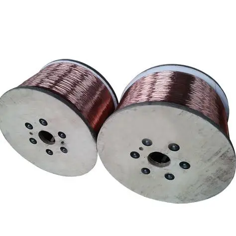 Free Sample Covered Wire Copper Plated Clad Aluminum Bare CCA Signal Transmission Conductor,electrical Conductor Factory Supply
