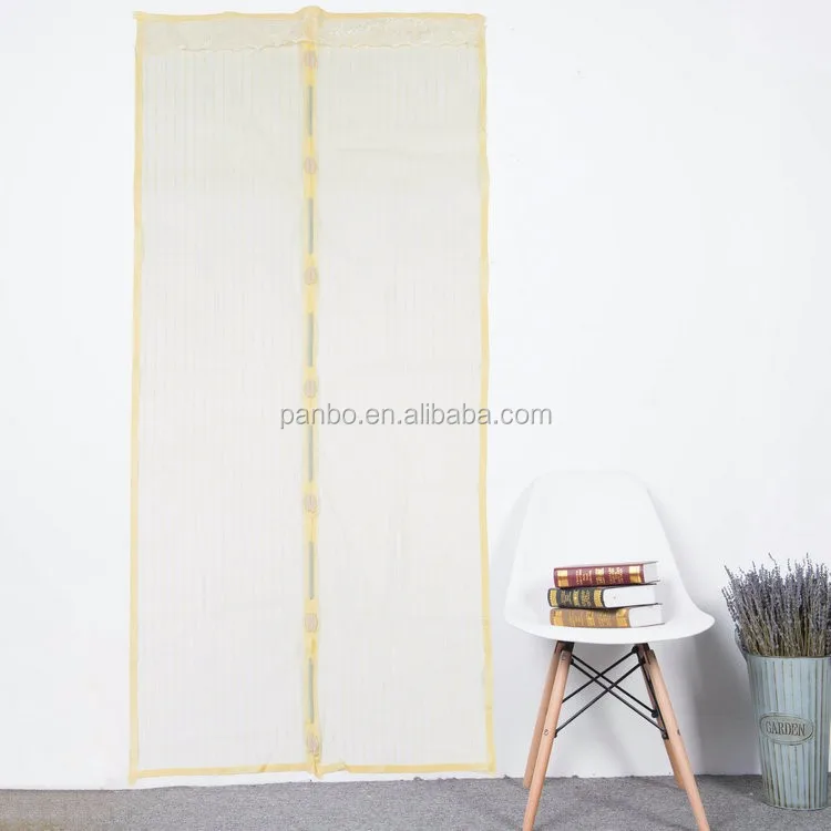BaiChuan folding Magnetic double door screen mesh