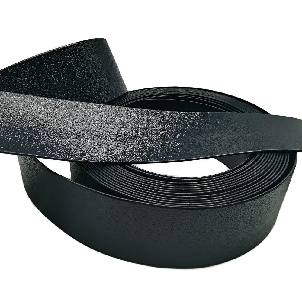 Black 2 and 1.5 Inch Fire Flame Retardant Elastic TPU Polypropylene Tubular Webbing for Bag Strap