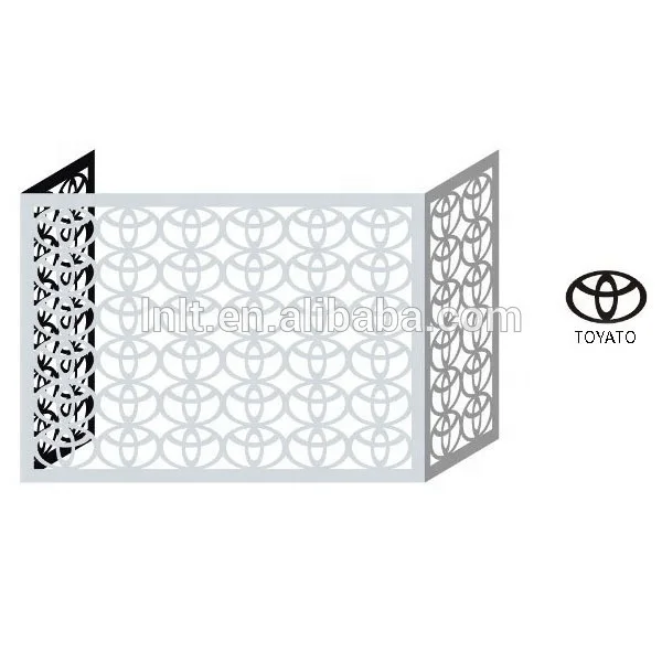 Exterior Decorative Outdoor Aluminum Wooden Air Conditioner Covers Wood