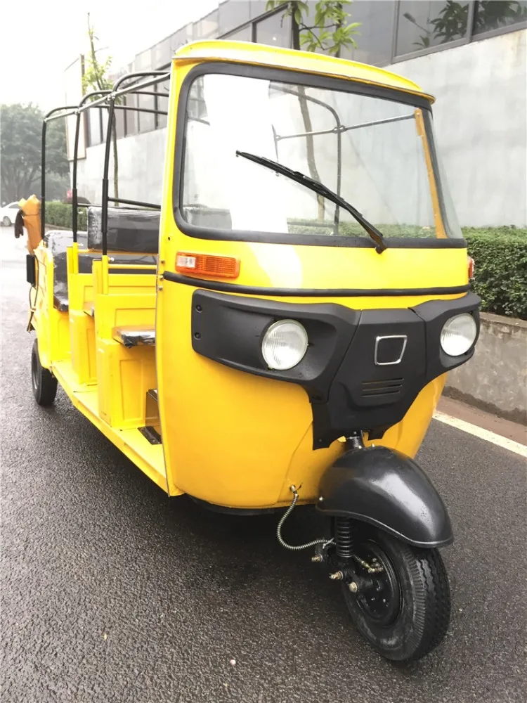 Motor tuk tuk 3 row 8 passengers dudu rickshaw LGP passenger tricycle in Cambodia Ghana