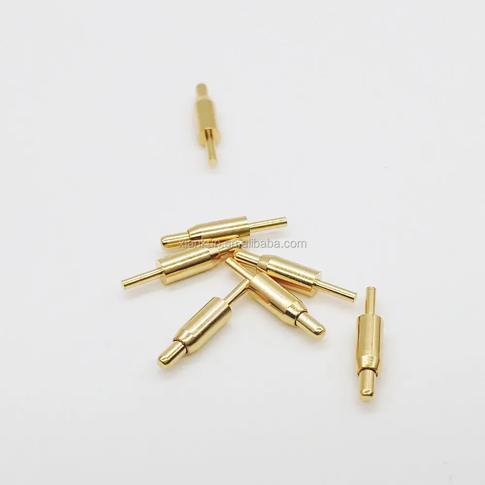 Fast Delivery Custom Metal Gold Plated Brass Pogo Pin,Spring Pin Supplier