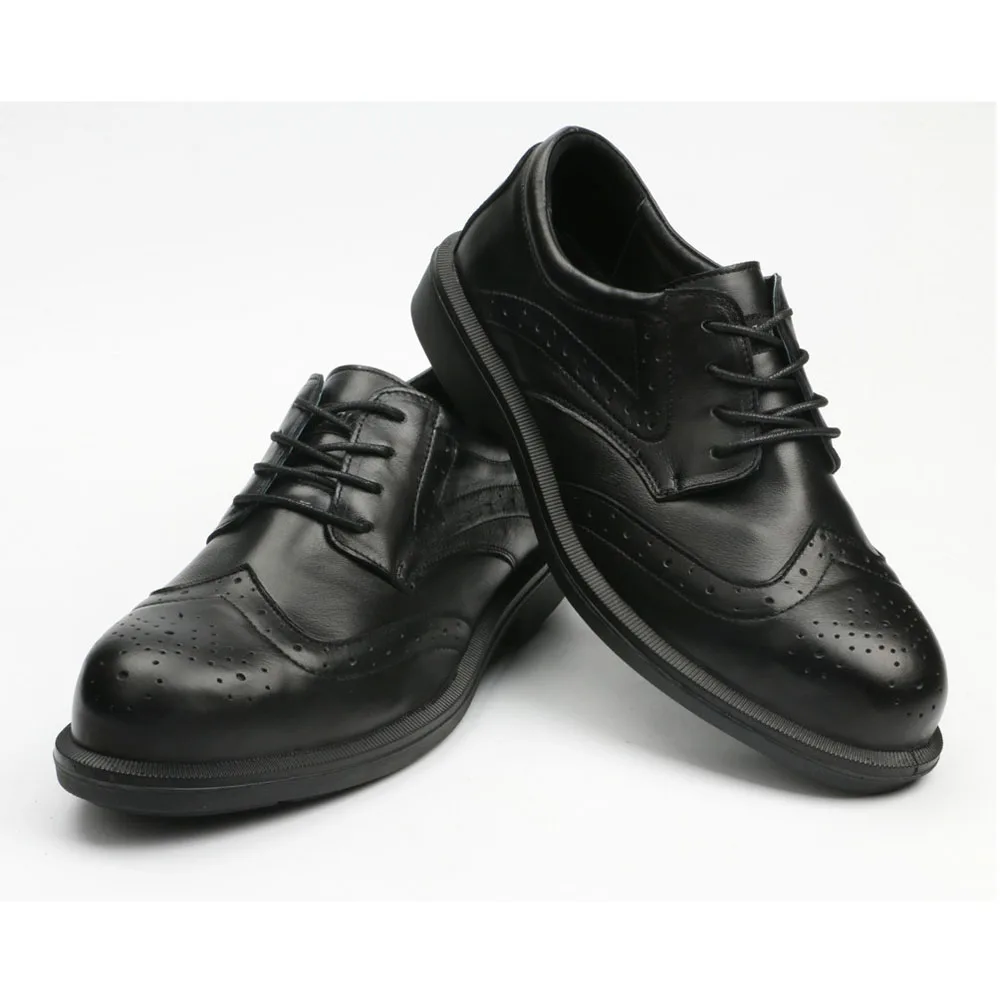 high quality first layer leather low cut steel toe office work footwear safety shoes manufacturer