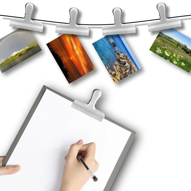 
Stainless Metal Food Bag Sealing Clip Portable Bag Clips Stainless Steel Food Bag Clips 