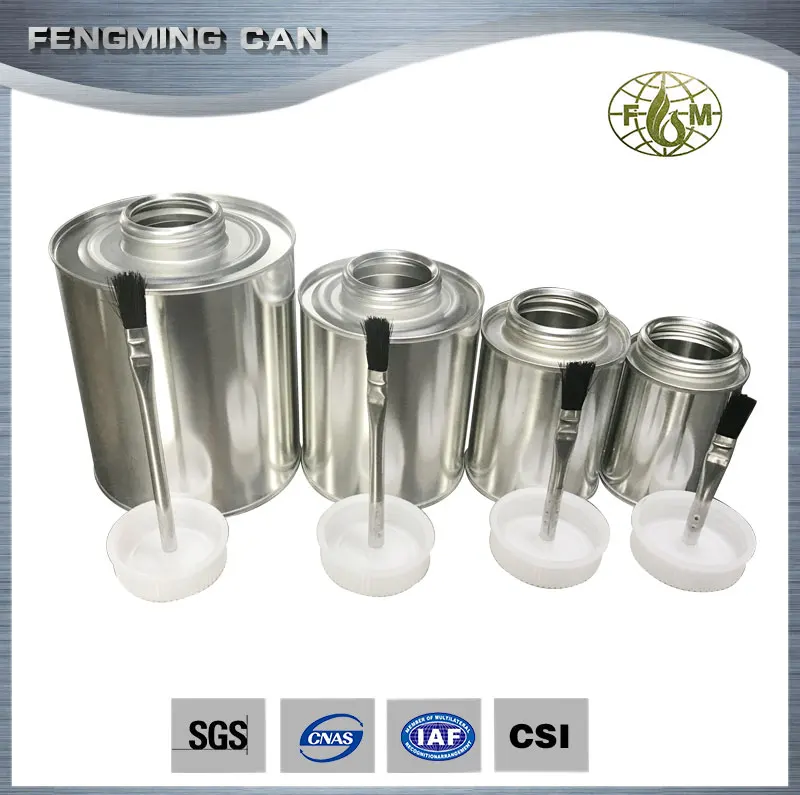Tinplate Metal Type and Metal Material used tin cans for sale packing glue metal container