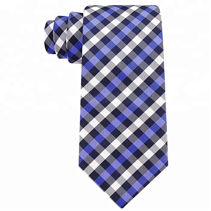 Plaid Ties for Men Woven Necktie Mens Ties Neck Tie