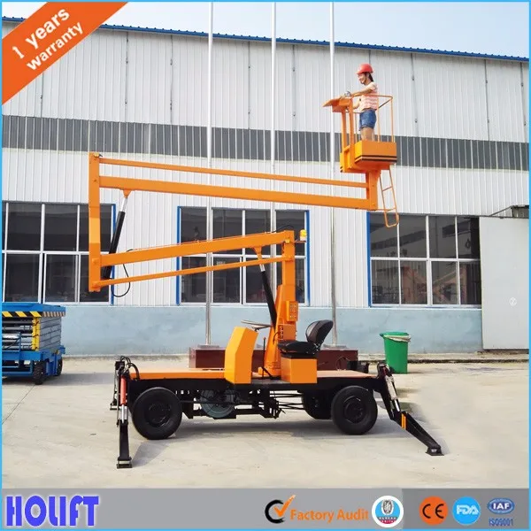 2017 10% discount widely used self-propelled telescopic truck mounted articulating boom lift