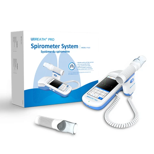 Professional Medical use electronic spirometer digital portable electronic peak flow meter spirometer