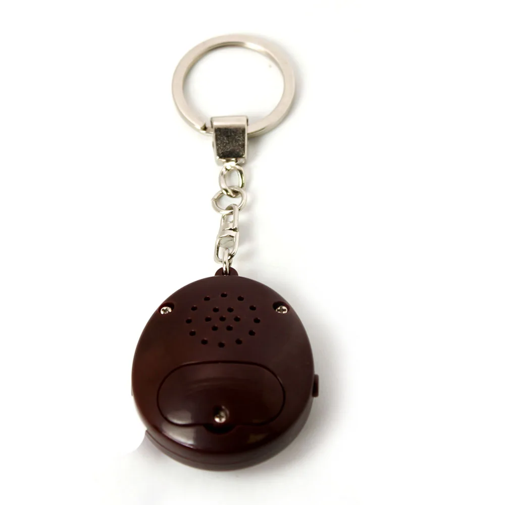 Plastic Recordable Sound Keyring,Mini Oval Voice Music Talking Keychain for promotion
