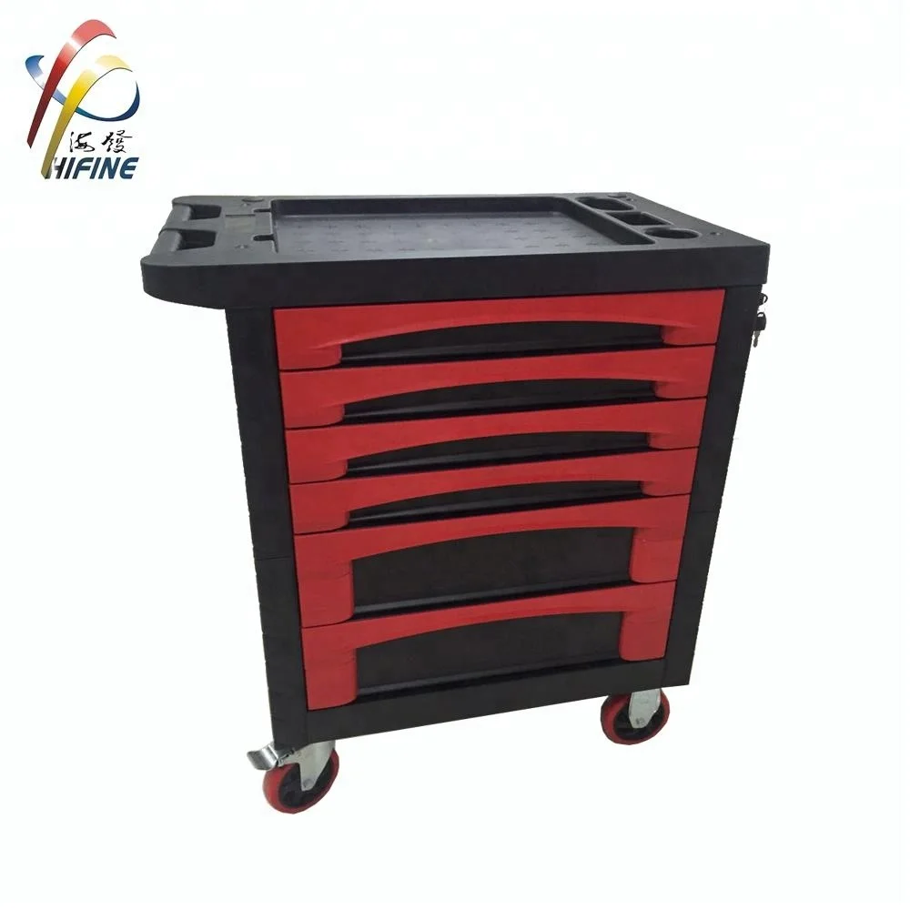New Style Red Color 7 Drawers Garage Metal Tool Cabinet