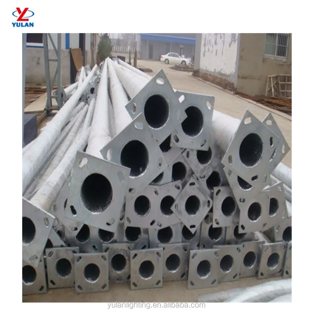 
6m-12m street lighting pole price/ street electric pole 