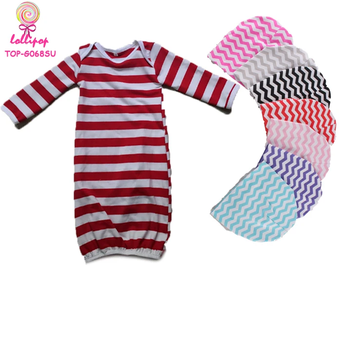 Baby Boy Girl Solid Purple Long Sleeve Night Gowns Sleeping Baby Bag Pajamas with Hats