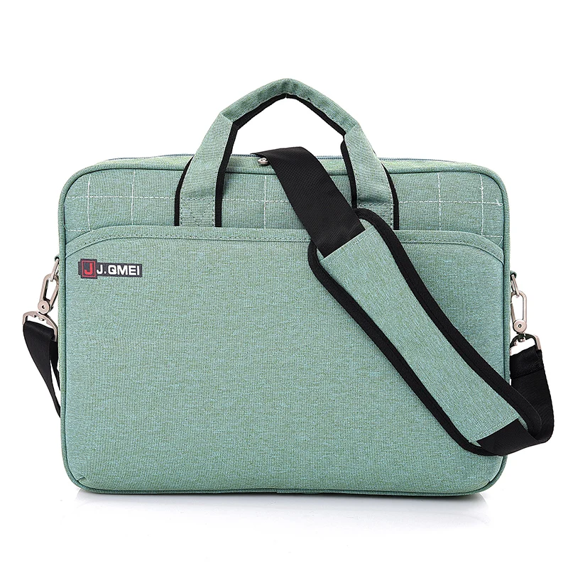 Bright green washable shoulder messenger laptop sling bag for macbook