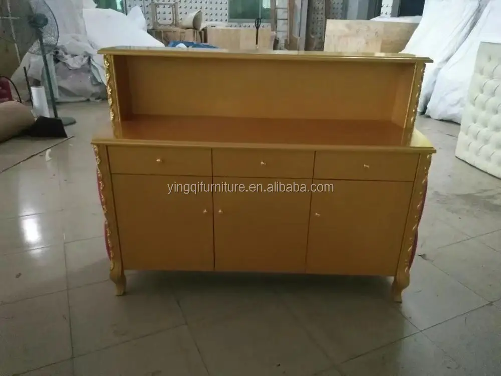 Beauty Salon Pedicure Black Reception Desk