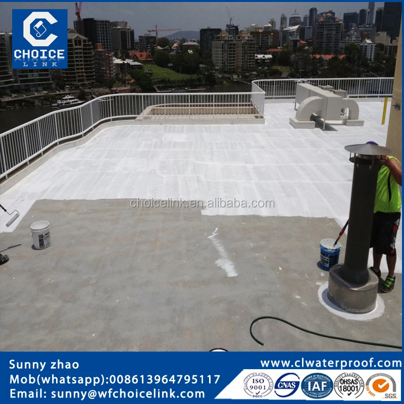 
Factory outlet single component polyurethane roof coating water based polyurethane waterproof coating 